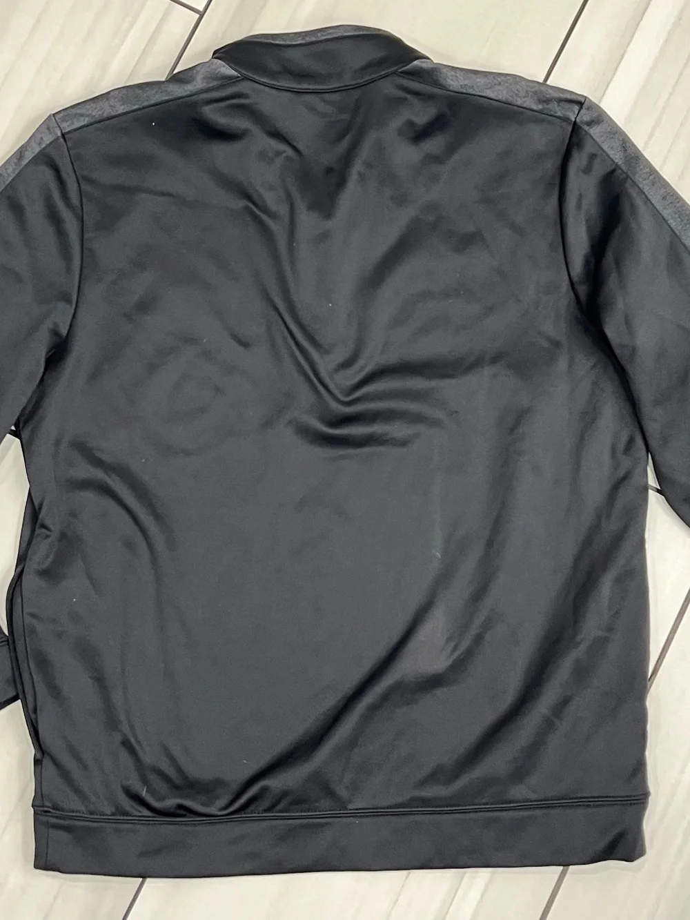 Callaway Quarter Zip Golf Pullover Long Sleeve Men’s Sz M, Black/Gray